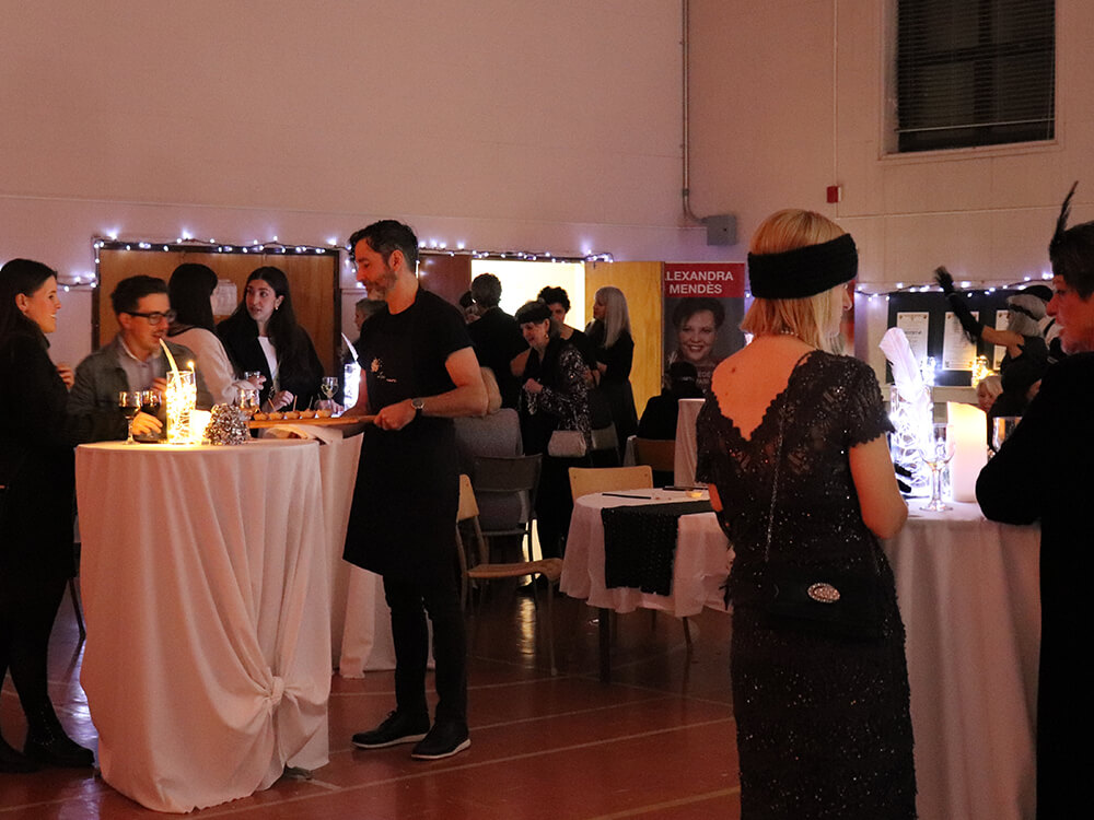 People enjoying Our Harbour's 20th anniversary gala