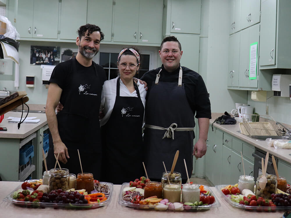 Catering team at Our Harbour's 20th anniversary gala