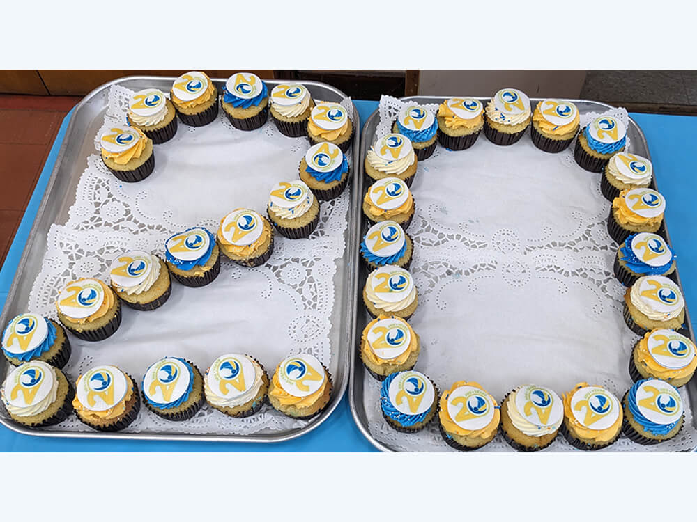 Cupcakes at the 20th-anniversary edition of Our Harbour's annual general meeting