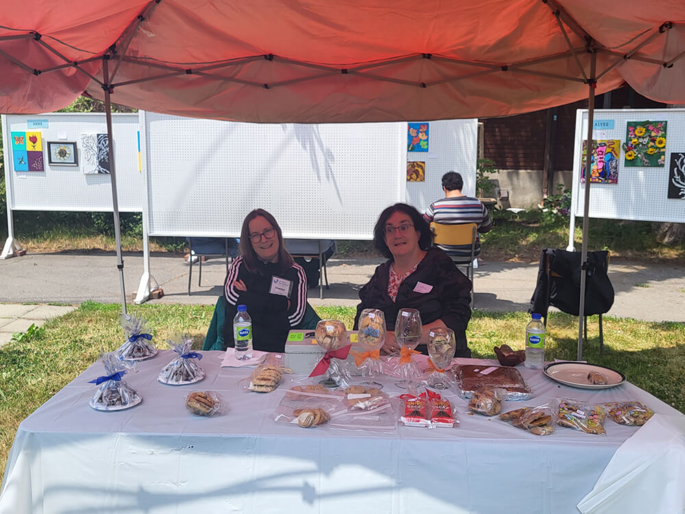 Treats for sale at Our Harbour's 2023 art exhibit