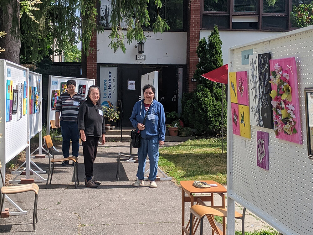 Our Harbour residents at our 2023 art exhibit