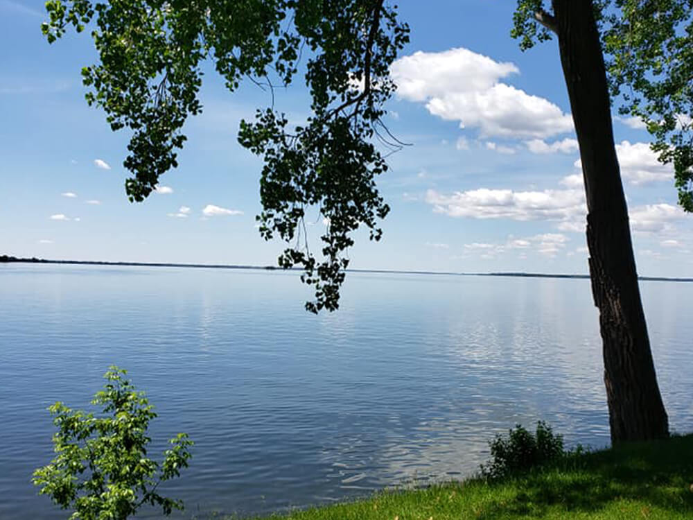 View of water from the Manoir d'Youville