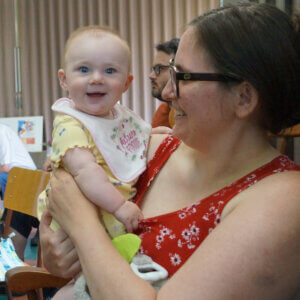 Our youngest attendee at the 2024 AGM