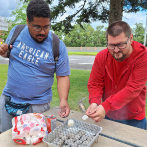 Our residents enjoying a BBQ in the park